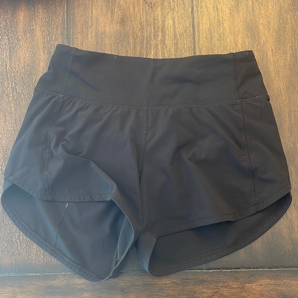 Size 2 lululemon shorts with four inch inseam